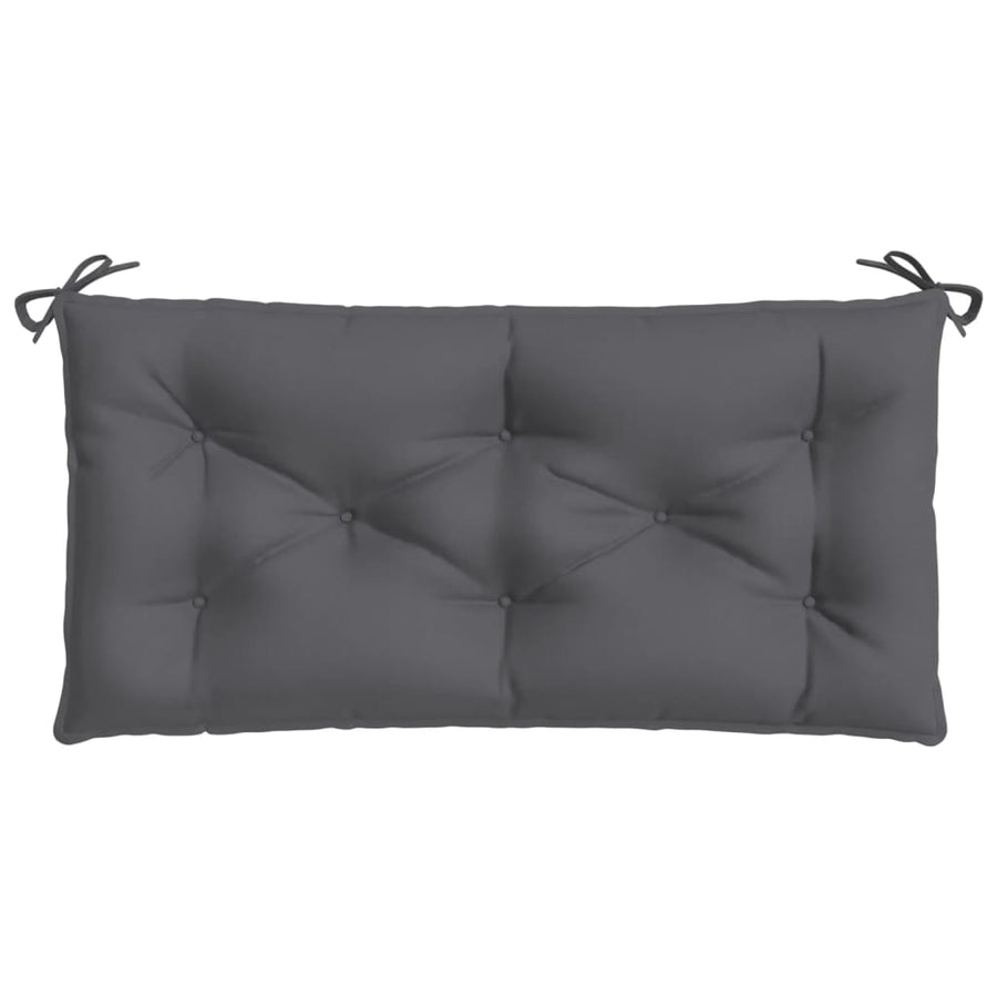 Tuinbankkussen 100x50x7 cm oxford stof antracietkleurig