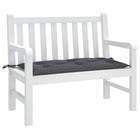Tuinbankkussen 100x50x7 cm antraciet oxford stof
