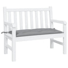 Tuinbankkussen 100x50x7 cm oxford stof grijs