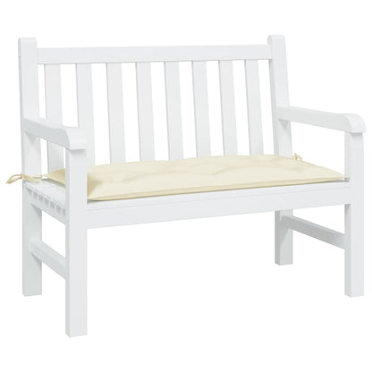 Tuinbankkussen Oxford Stof Kleurig 100 x 50 x 7 cm Crème