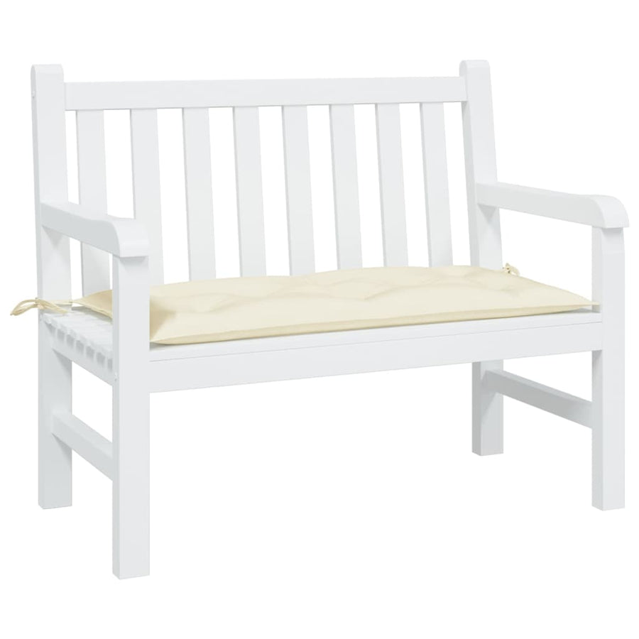 Tuinbankkussen Oxford Stof Kleurig 100 x 50 x 7 cm Crème