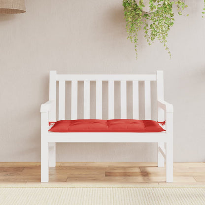 Tuinbankkussen 100x50x7 cm oxford stof rood