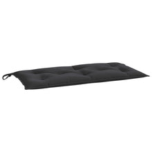 Tuinbankkussen 100x50x7 cm oxford stof zwart