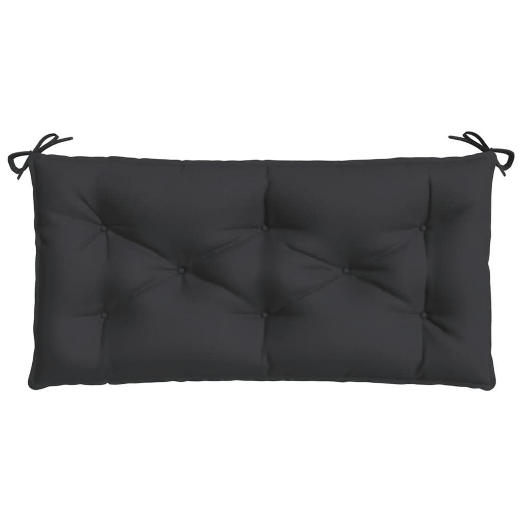 Tuinbankkussen 100x50x7 cm oxford stof zwart