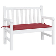 Tuinbankkussen 100x50x7 cm wijnrood oxford stof