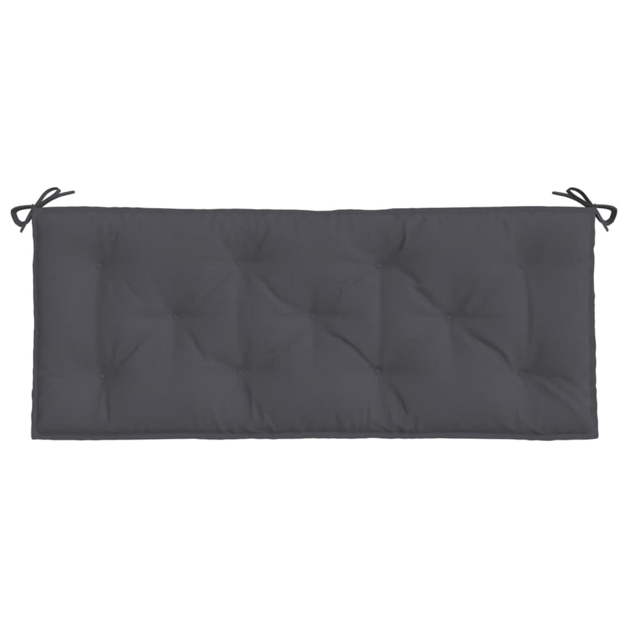 Tuinbankkussen 120x50x7 cm oxford stof antracietkleurig