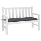 Tuinbankkussen 120x50x7 cm antraciet oxford stof