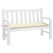 Tuinbankkussen 120x50x7 cm crèmekleurig oxford stof
