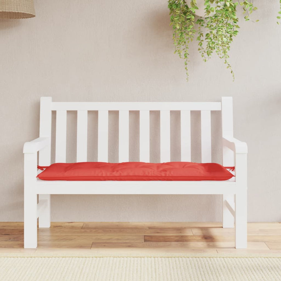 Tuinbankkussen 120x50x7 cm oxford stof rood