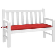 Tuinbankkussen 120x50x7 cm rood oxford stof