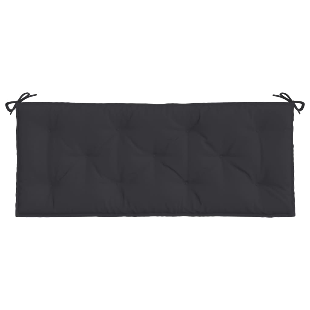 Tuinbankkussen 120X50X7 Cm Oxford Stof Zwart
