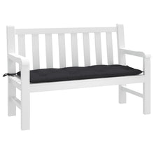 Tuinbankkussen 120X50X7 Cm Oxford Stof Zwart