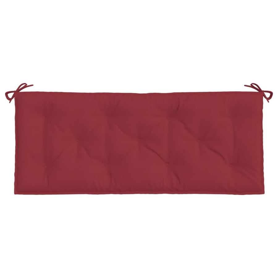 Tuinbankkussen 120x50x7 cm oxford stof wijnrood