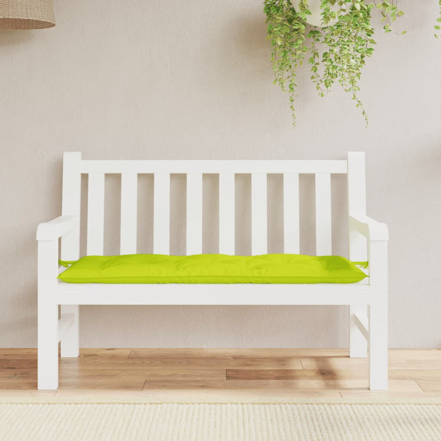 Tuinbankkussen 120x50x7 cm oxford stof heldergroen