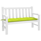 Tuinbankkussen 120x50x7 cm heldergroen oxford stof