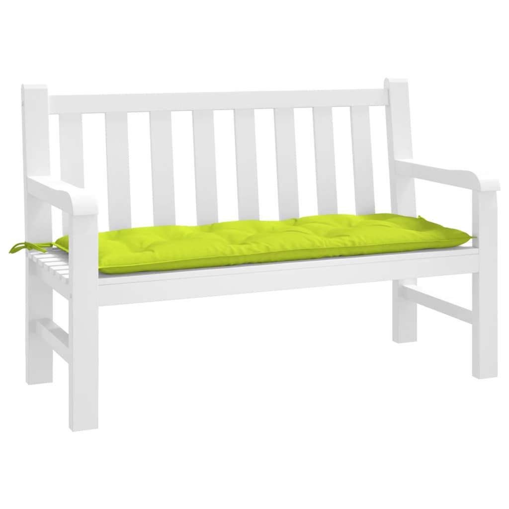 Tuinbankkussen 120x50x7 cm oxford stof heldergroen