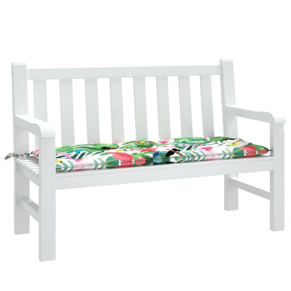 Tuinbankkussen Stof Meerkleurig 120 x 50 x 7 cm Groen en roze