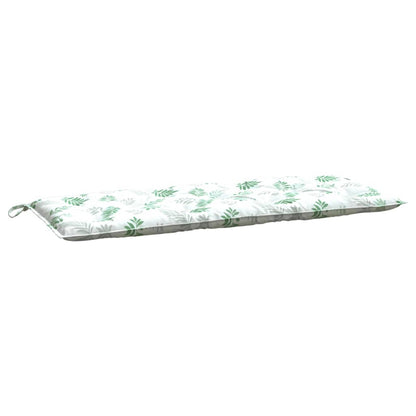 Tuinbankkussen Bladpatroon Stof 120 x 50 x 7 cm