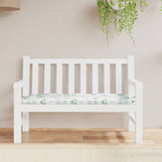 Tuinbankkussen 120x50x7 cm groen bladpatroon