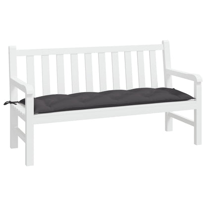 Tuinbankkussen 150x50x7 cm oxford stof antracietkleurig