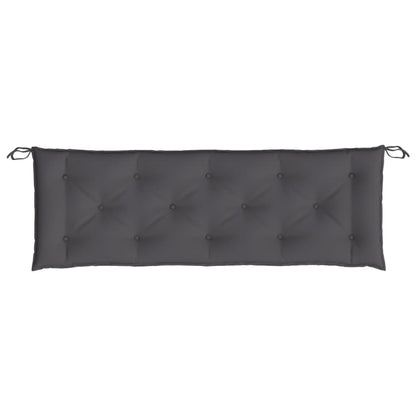Tuinbankkussen 150x50x7 cm oxford stof antracietkleurig