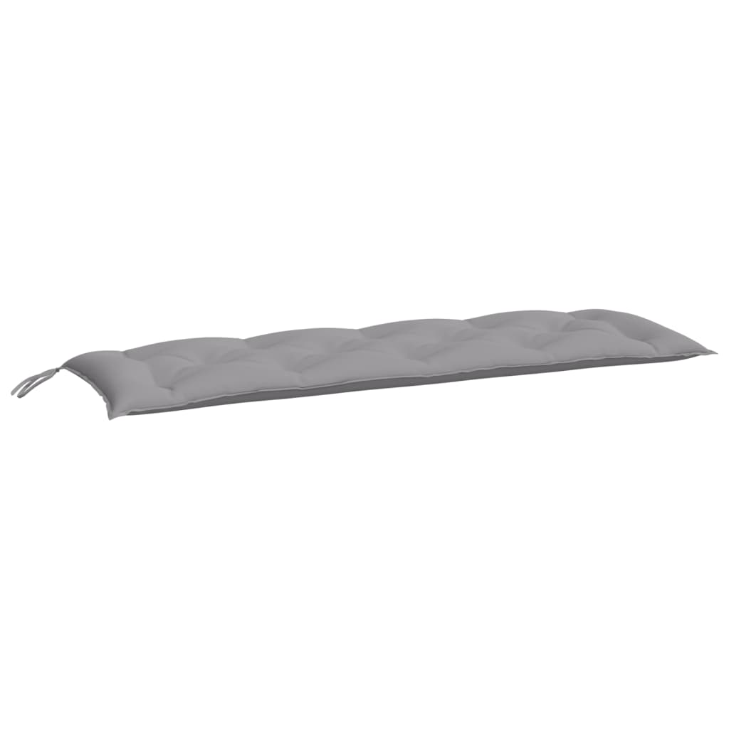 Tuinbankkussen 150x50x7 cm oxford stof grijs