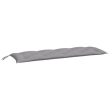 Tuinbankkussen 150x50x7 cm oxford stof grijs