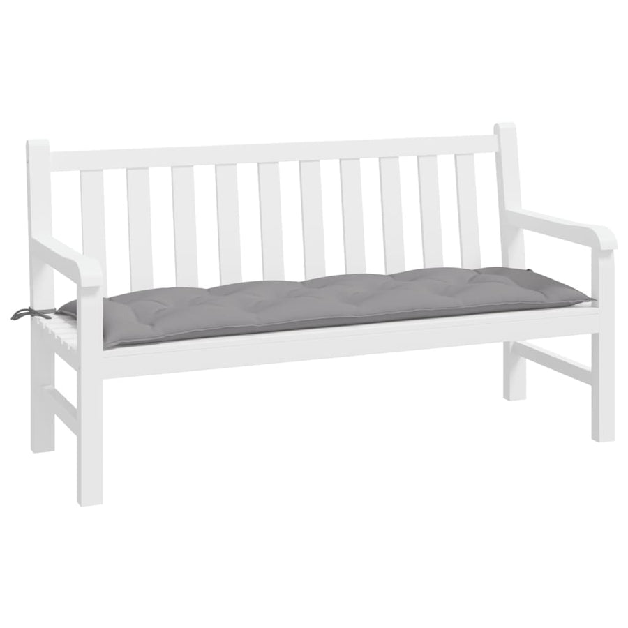 Tuinbankkussen 150x50x7 cm oxford stof grijs