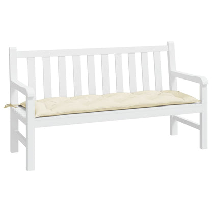 Tuinbankkussen Oxford Stof Kleurig 150 x 50 x 7 cm Crème
