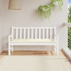 Tuinbankkussen 150x50x7 cm crème oxford stof