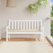 Tuinbankkussen 150x50x7 cm beige oxford stof
