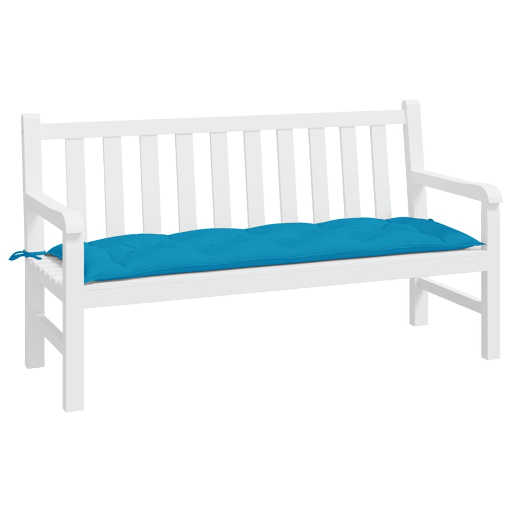 Tuinbankkussen Oxford Stof 150 x 50 x 7 cm lichtblauw