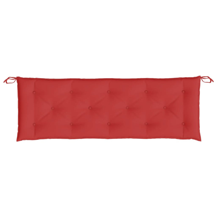 Tuinbankkussen 150x50x7 cm oxford stof rood