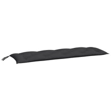 Tuinbankkussen 150X50X7 Cm Oxford Stof Zwart Groen
