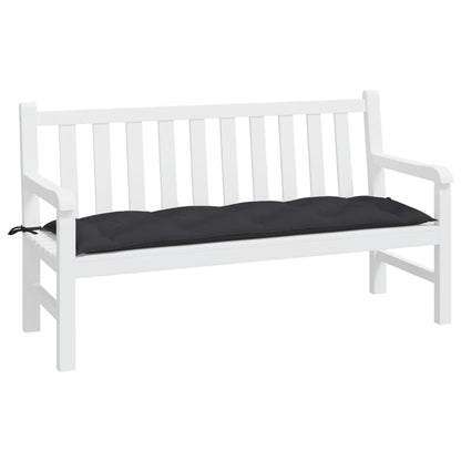 Tuinbankkussen 150X50X7 Cm Oxford Stof Zwart Groen