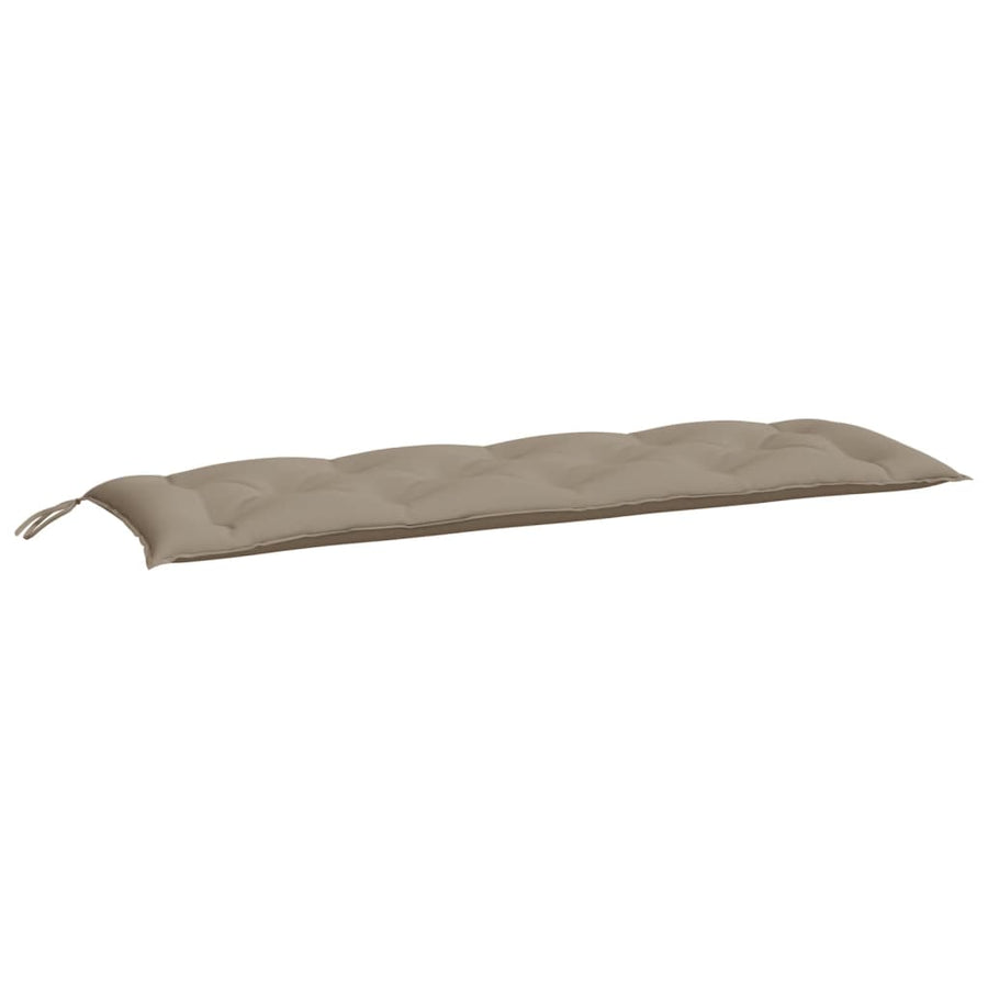 Tuinbankkussen 150x50x7 cm oxford stof taupe