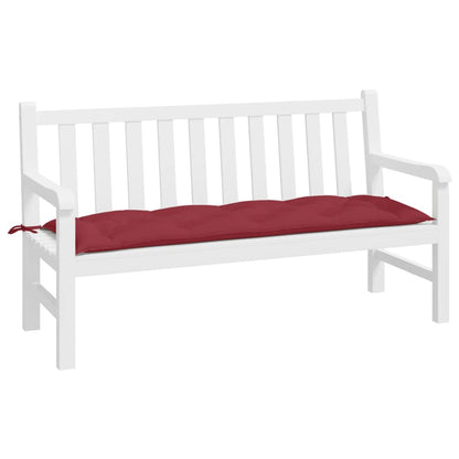 Tuinbankkussen 150x50x7 cm oxford stof wijnrood