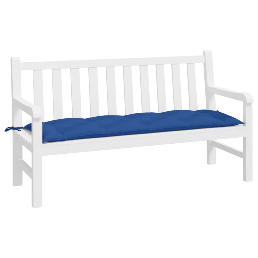 Tuinbankkussen 150x50x7 cm oxford stof koningsblauw