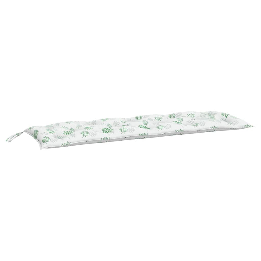 Tuinbankkussen Oxford Stof Bladpatroon 150 x 50 x 7 cm