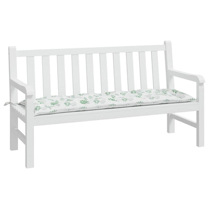 Tuinbankkussen Oxford Stof Bladpatroon 150 x 50 x 7 cm