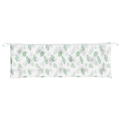 Tuinbankkussen Oxford Stof Bladpatroon 150 x 50 x 7 cm