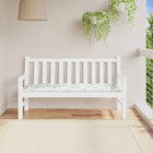 Tuinbankkussen 150x50x7 cm bladpatroon