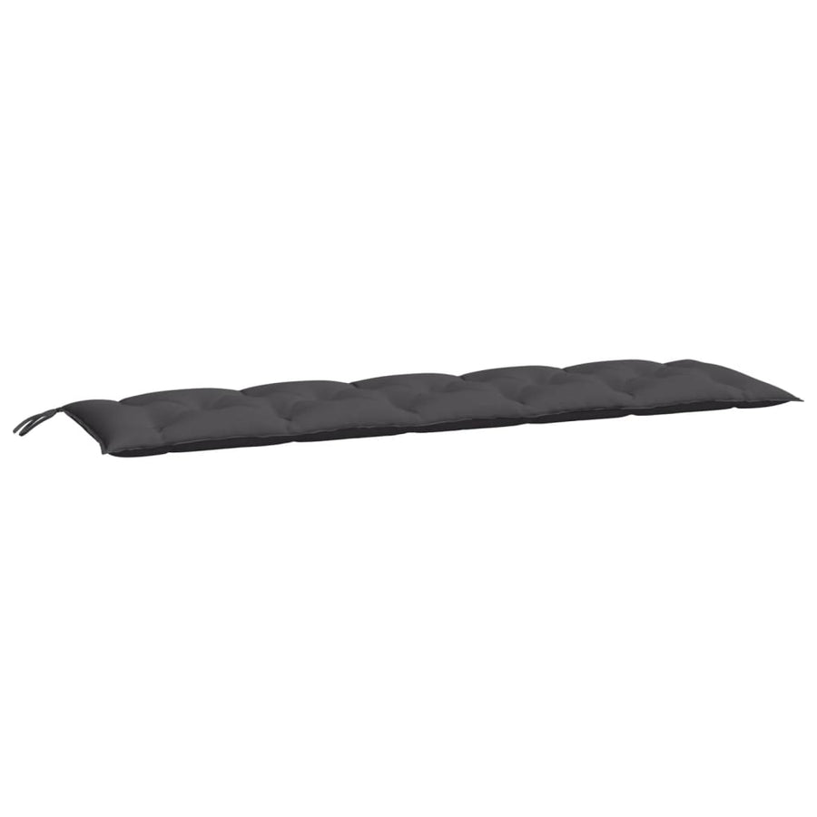 Tuinbankkussen 180x50x7 cm oxford stof antracietkleurig