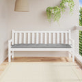 Tuinbankkussen 180x50x7 cm oxford stof grijs
