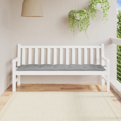 Tuinbankkussen Oxford Stof 180 x 50 x 7 cm Grijs