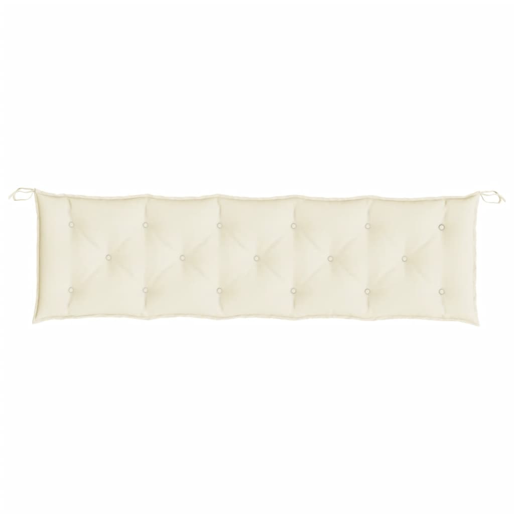 Tuinbankkussen Oxford Stof Kleurig 180 x 50 x 7 cm Crème
