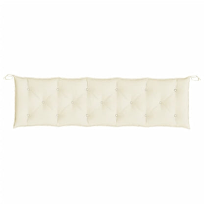 Tuinbankkussen Oxford Stof Kleurig 180 x 50 x 7 cm Crème