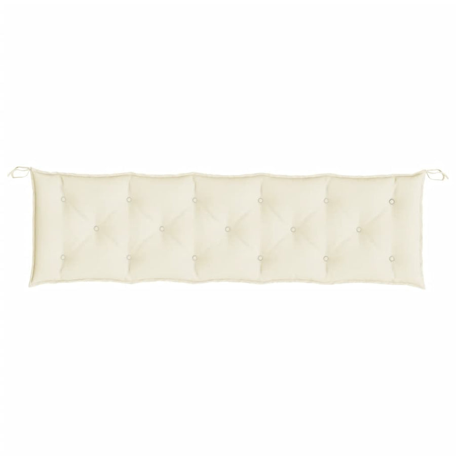 Tuinbankkussen Oxford Stof Kleurig 180 x 50 x 7 cm Crème