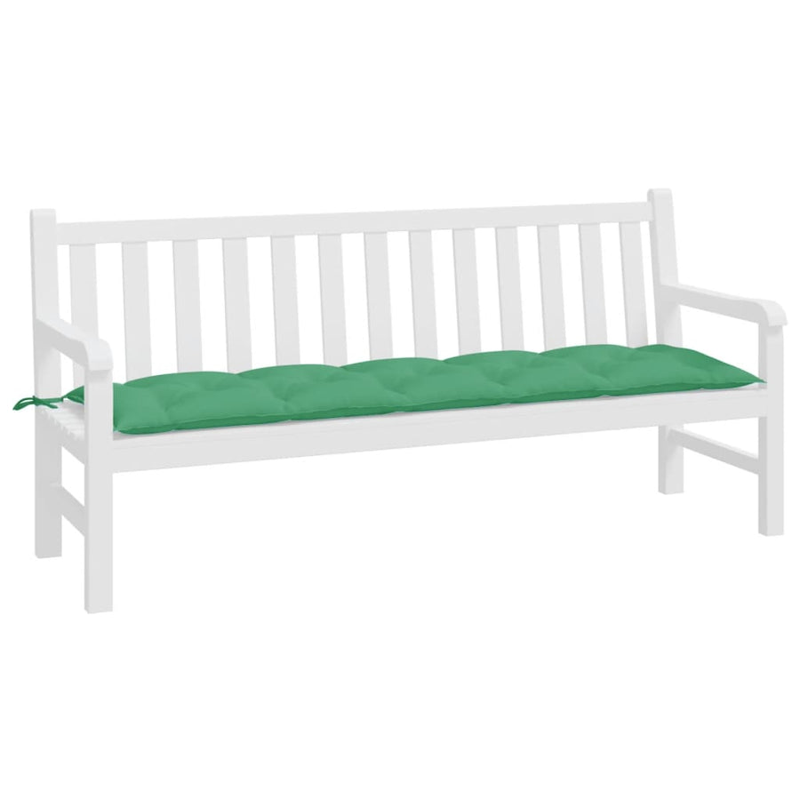 Tuinbankkussen 180x50x7 cm oxford stof groen