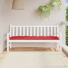 Tuinbankkussen 180x50x7 cm rood oxford stof